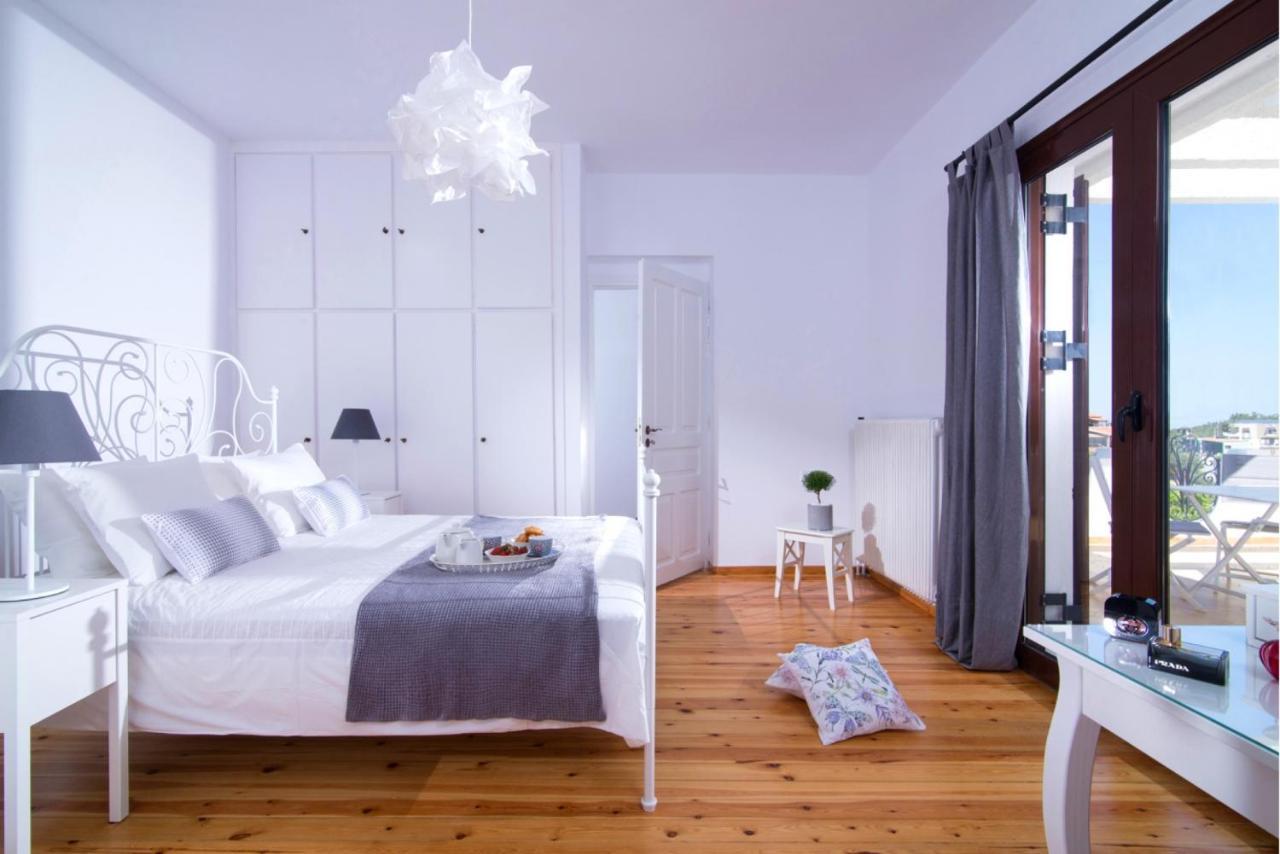 Luxury Villa Rosita W Heated Pool - Nature And Relax Epano Vathia Bagian luar foto