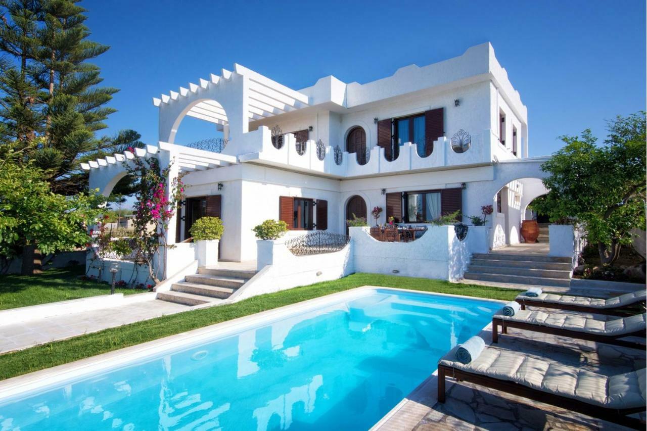 Luxury Villa Rosita W Heated Pool - Nature And Relax Epano Vathia Bagian luar foto
