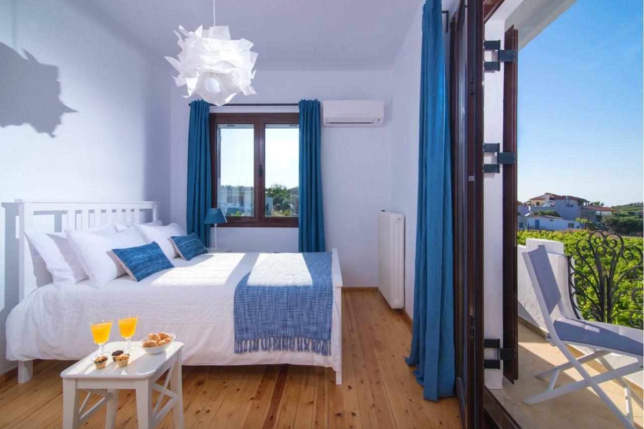 Luxury Villa Rosita W Heated Pool - Nature And Relax Epano Vathia Bagian luar foto
