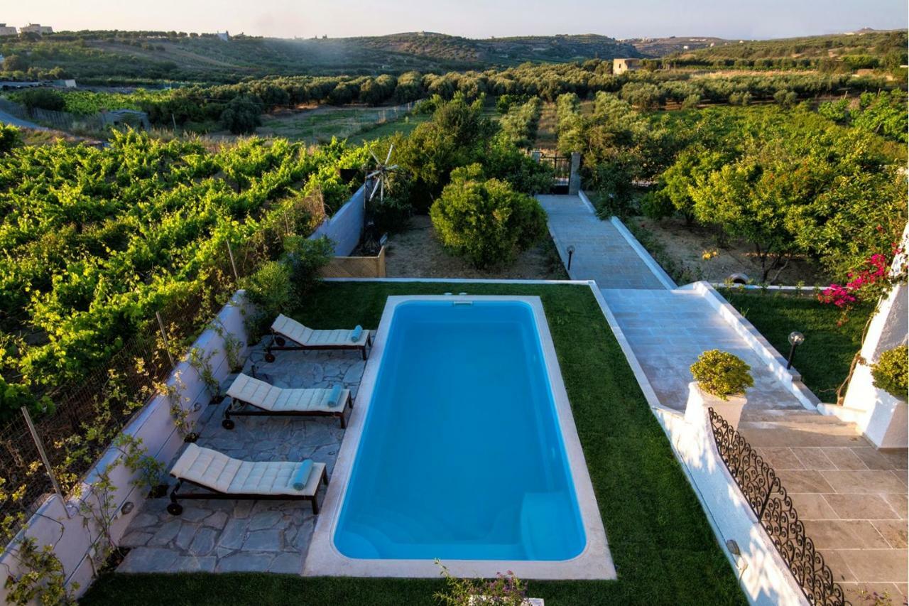 Luxury Villa Rosita W Heated Pool - Nature And Relax Epano Vathia Bagian luar foto