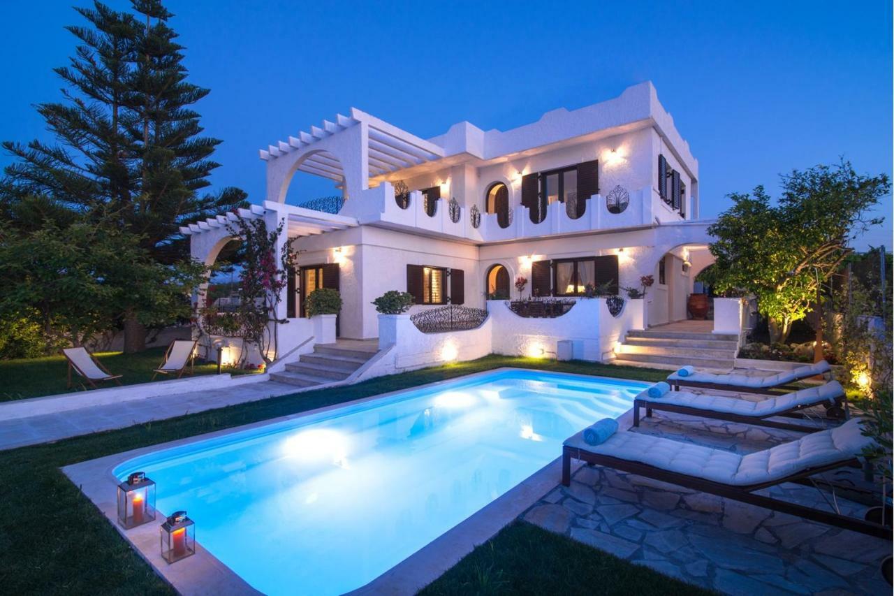Luxury Villa Rosita W Heated Pool - Nature And Relax Epano Vathia Bagian luar foto